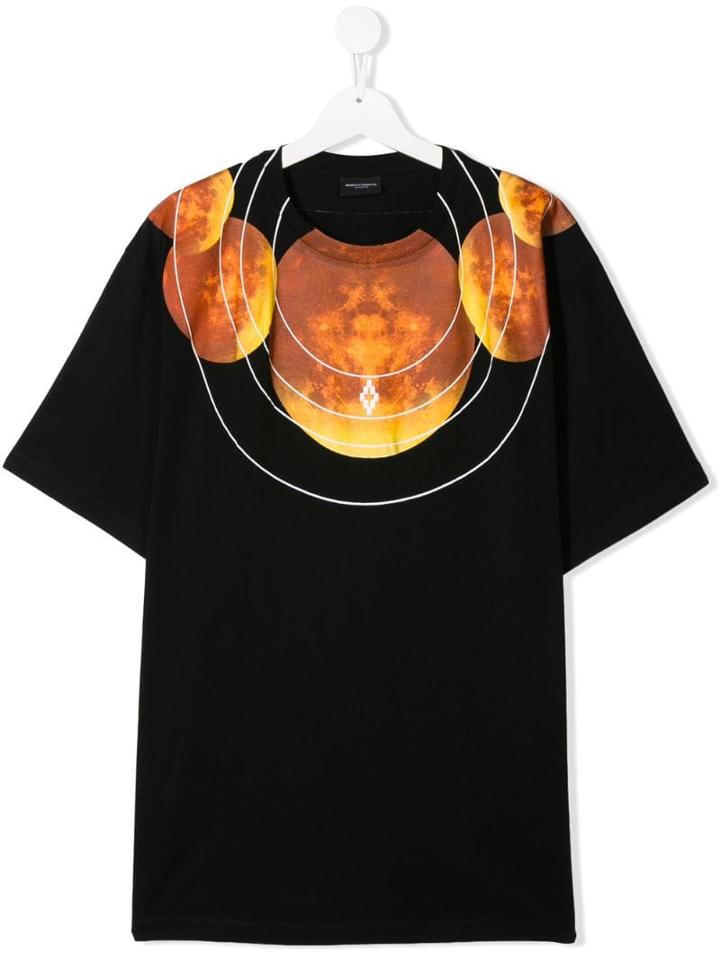 Marcelo Burlon County Of Milan Kids Solar T-shirt - Black