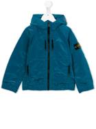 Stone Island Kids Colour Weft Jacket, Boy's, Size: 6 Yrs, Blue
