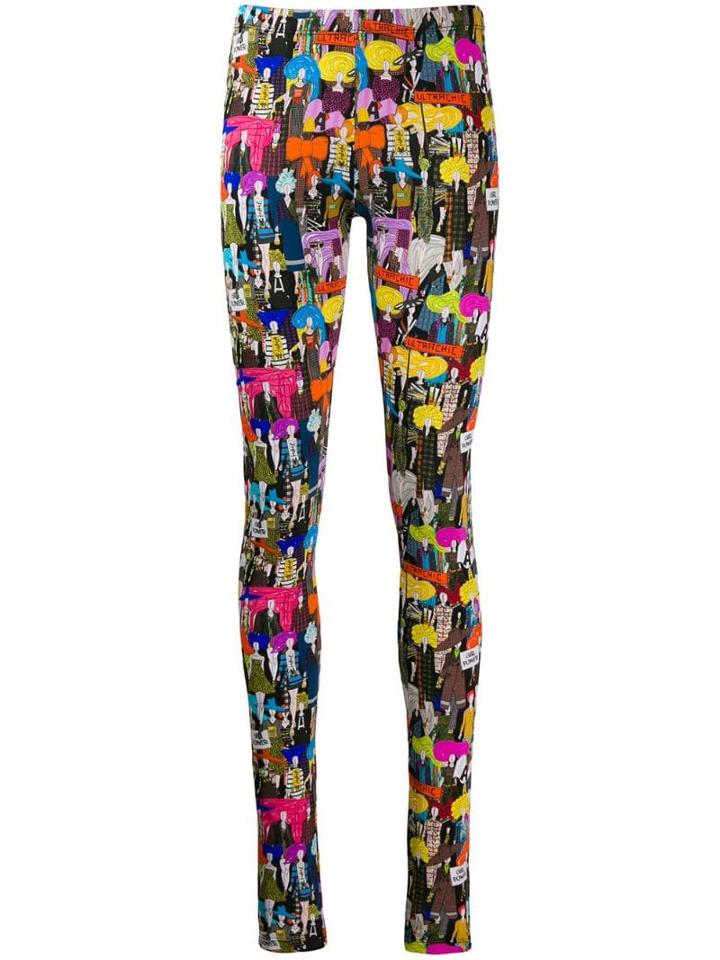 Ultràchic Illustrated Leggings - Yellow