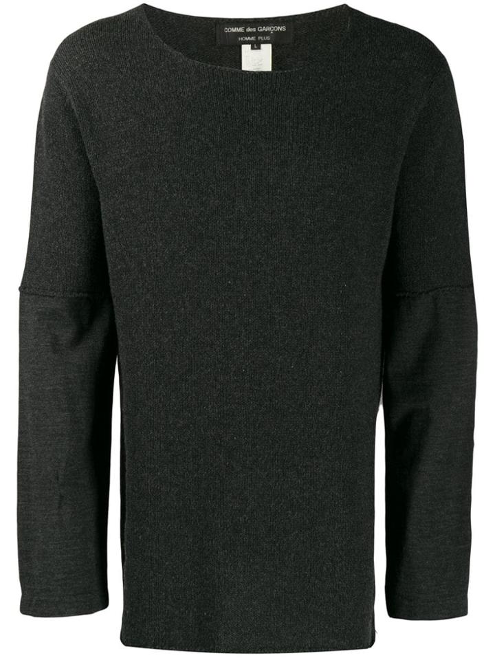 Comme Des Garçons Pre-owned 1990's Knitted Sweater - Grey