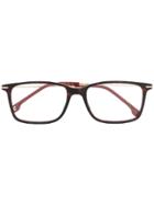 Carrera Tortoiseshell-effect Square Glasses - Brown