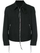 Alexander Mcqueen Zipped Fitted Jacket - Black