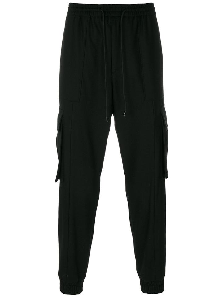 Juun.j Cargo Detail Trousers - Black