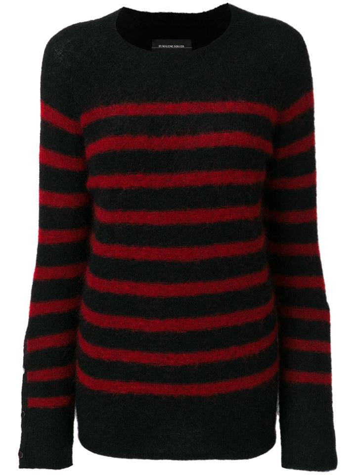 By Malene Birger Striped Knitted Top - Black