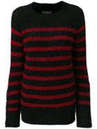 By Malene Birger Striped Knitted Top - Black