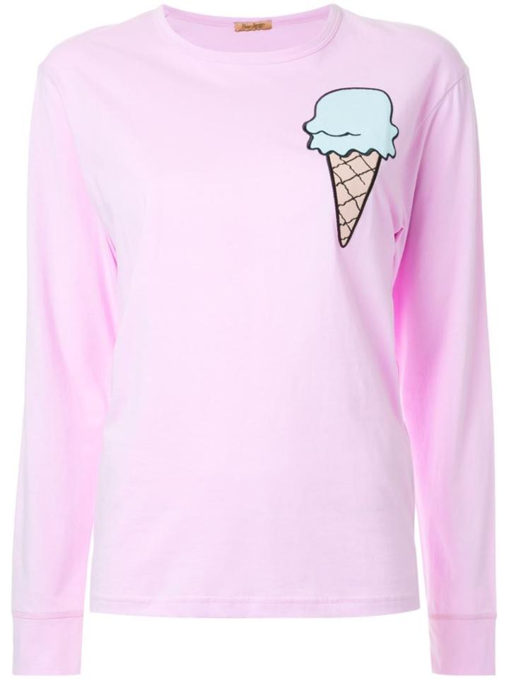 Peter Jensen Embroidered Ice Cream Top