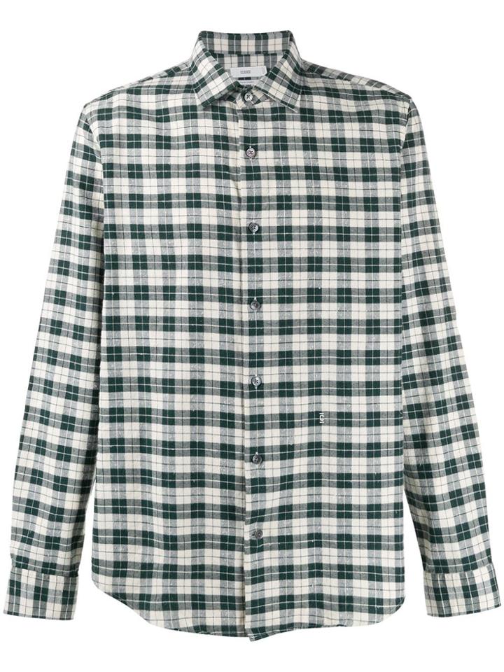 Closed Check Flannel Shirt - Neutrals