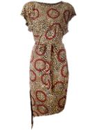 Vivienne Westwood Anglomania - Leopard Print Belted Dress - Women - Viscose - L, Women's, Viscose