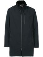 Armani Collezioni Longline Zip-up Jacket - Black