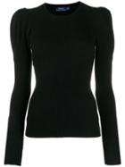 Polo Ralph Lauren Long-sleeve Fitted Sweater - Black
