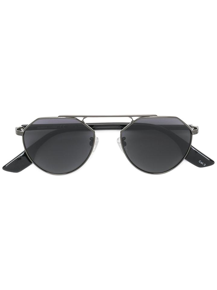 Mcq Alexander Mcqueen Aviator Sunglasses - Black
