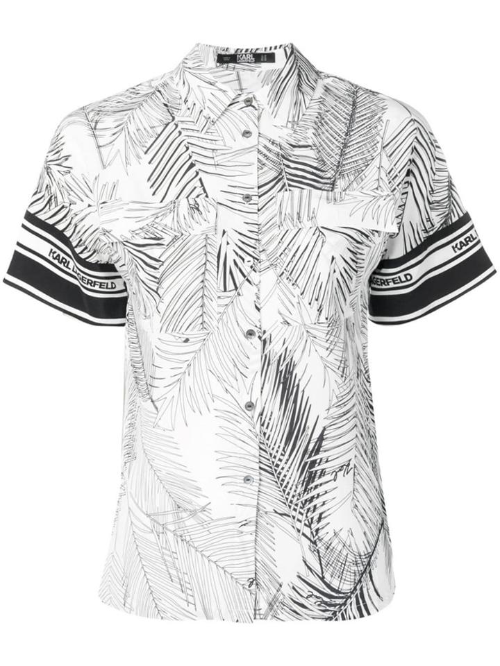 Karl Lagerfeld Karlifornia Printed Shirt - White