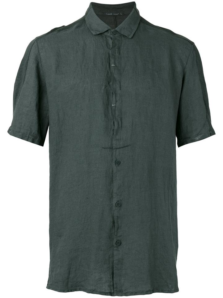 Transit Short Sleeve Shirt, Men's, Size: Medium, Grey, Linen/flax