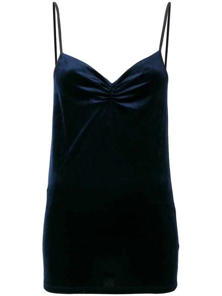 Forte Forte Textured Camisole Top - Blue