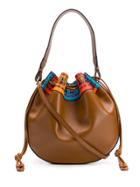 Etro Drawstring Tote - Brown