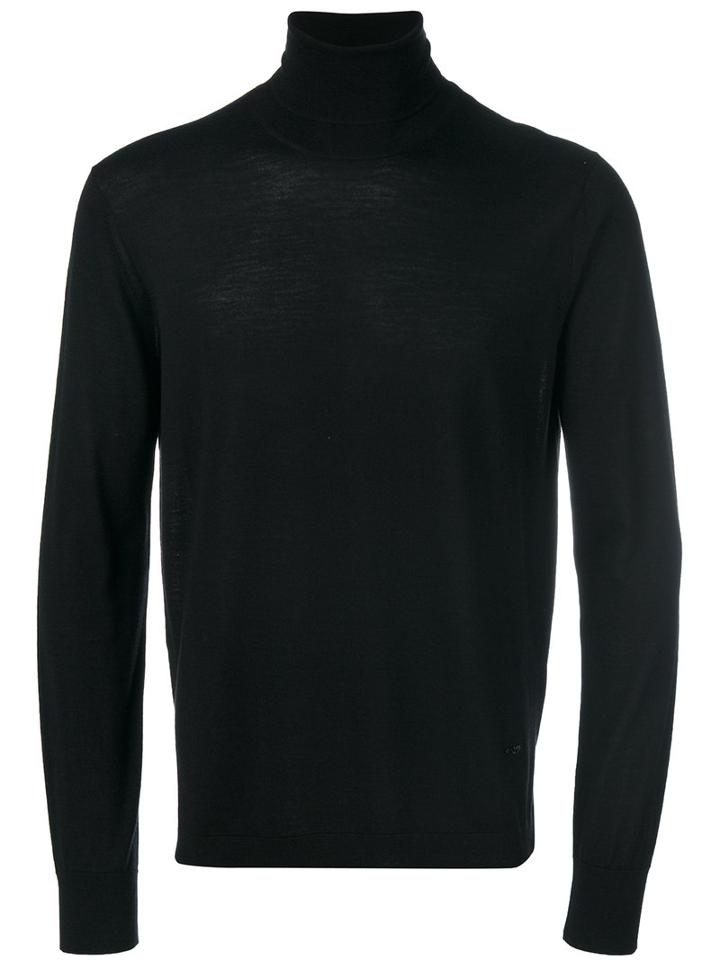 Emporio Armani - Roll-neck Jumper - Men - Wool - Xl, Black, Wool