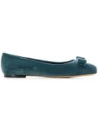 Salvatore Ferragamo Varina Ballet Flats - Blue