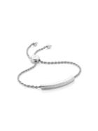 Monica Vinader Linear Chain Diamond Bracelet - Silver