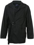 Undercover Hooded Slightly Puffed Coat - Black