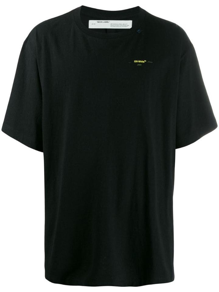 Off-white Logo Oversized T-shirt - Black