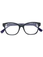 Fendi Eyewear Square Glasses - Black
