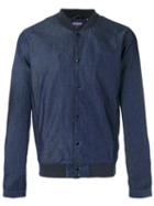 Woolrich Denim Bomber Jacket, Men's, Size: Medium, Blue, Cotton