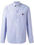Kenzo Mini Tiger Shirt, Men's, Size: 43, Blue, Cotton