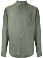 Osklen Long Sleeves Linen Shirt - Green