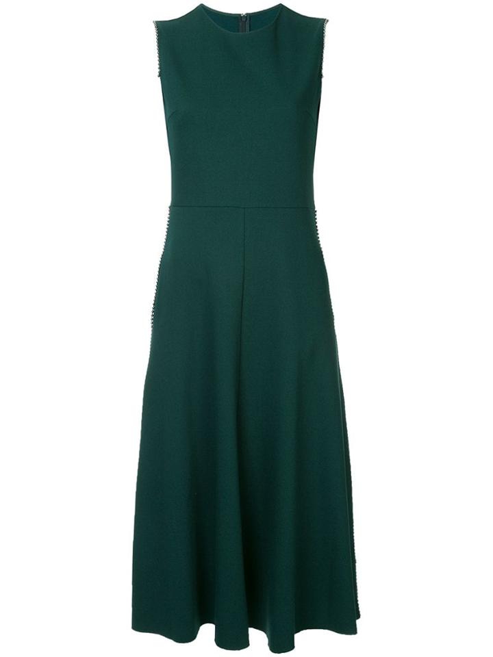 Le Ciel Bleu Ball Chain Trim Dress - Green