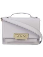 Zac Zac Posen Earthette Accordion Shoulder Bag - Pink & Purple