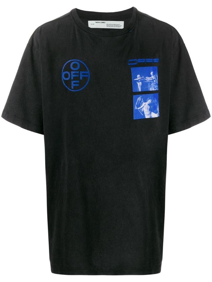 Off-white Hardcore Caravaggio Short-sleeved T-shirt - Black
