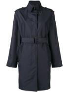 Fay Belted Trench Coat - Blue