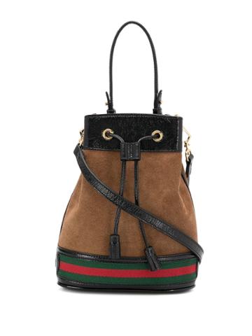 Gucci Bolso Ophidia Bucket Bag - Brown