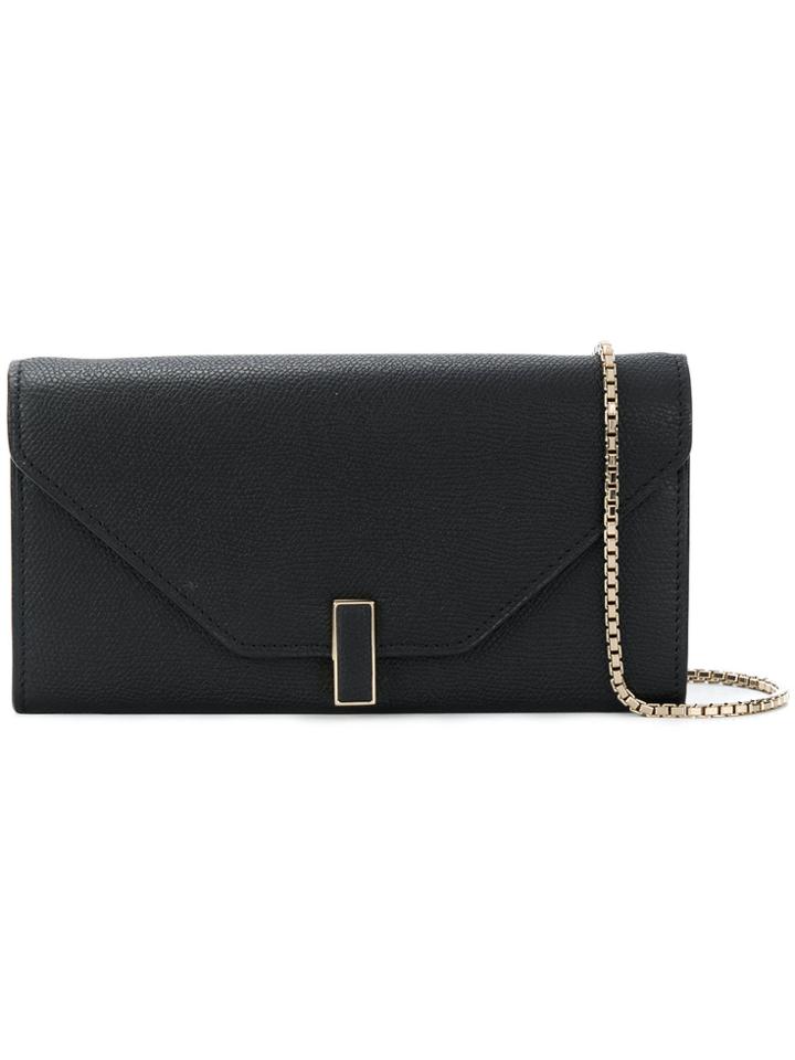 Valextra Continental Clutch Bag - Black