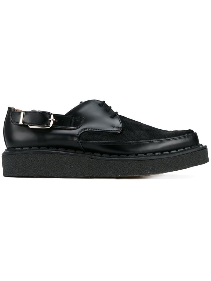 Comme Des Garçons Homme Plus Contrast Panel Buckled Creepers