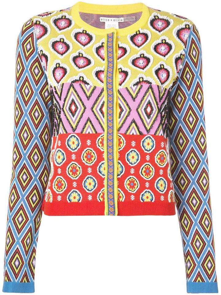 Alice+olivia Ruthy Cardigan - Blue