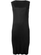 Pleats Please By Issey Miyake Pleated Sheath Dress