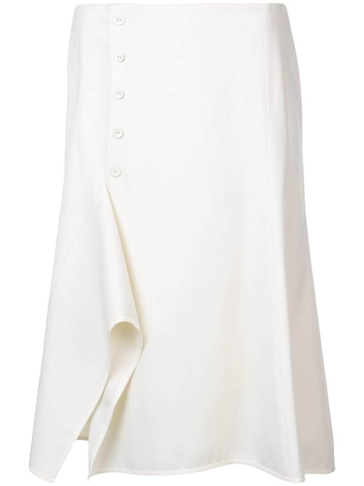 Narciso Rodriguez Side Buttons Skirt - White