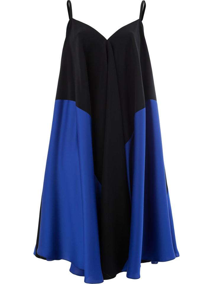 Maison Rabih Kayrouz Colour Block Flared Dress - Black