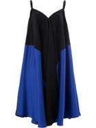 Maison Rabih Kayrouz Colour Block Flared Dress - Black