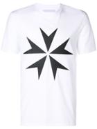 Neil Barrett Military Cross T-shirt - White