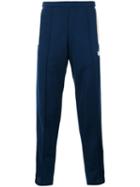 Palm Angels Side Band Sweatpants, Men's, Size: Large, Blue, Polyester