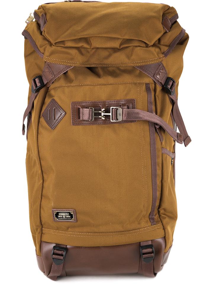 As2ov Ballistic Nylon Backpack - Brown