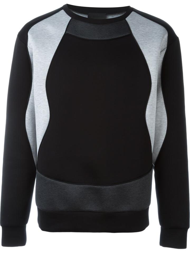 Les Hommes Panelled Sweatshirt