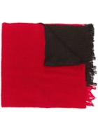 Issey Miyake Men Two-tone Scarf - Red