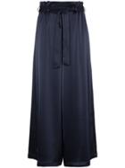 Osman Paloma Satin Smoking Trousers - Blue