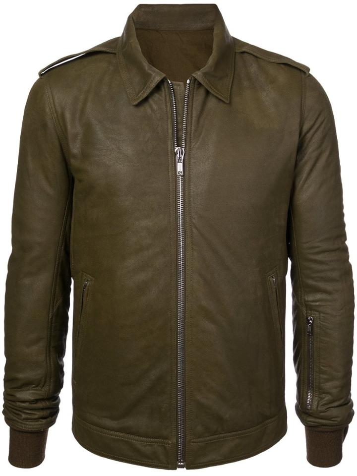 Rick Owens Rotterdam Jacket - Green