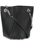 Proenza Schouler Braided Detail Bucket Bag, Women's, Black, Leather
