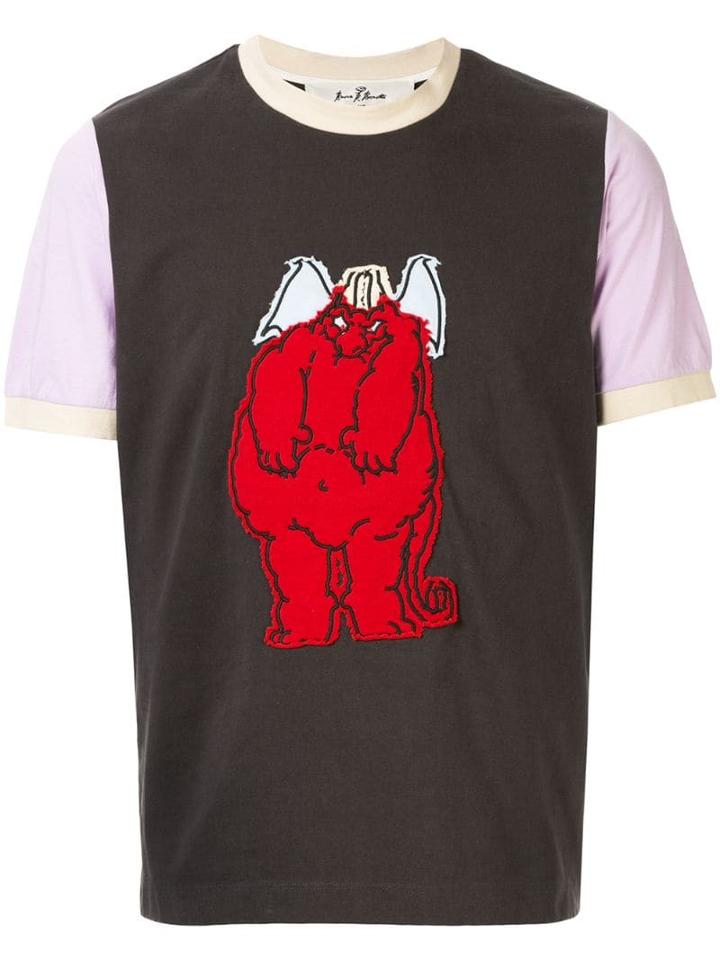 Marni Appliqué Detail T-shirt - Black