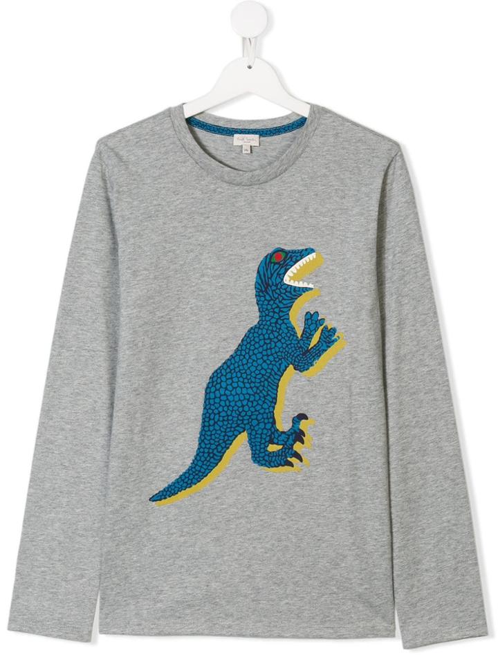 Paul Smith Junior Teen Dinosaur T-shirt - Grey